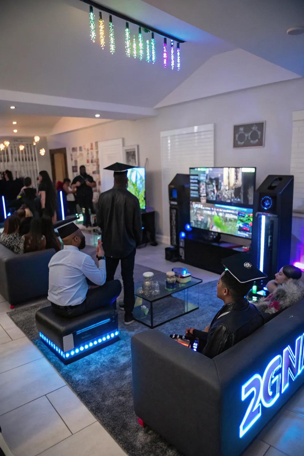 Design a tech wonderland for the modern graduate.