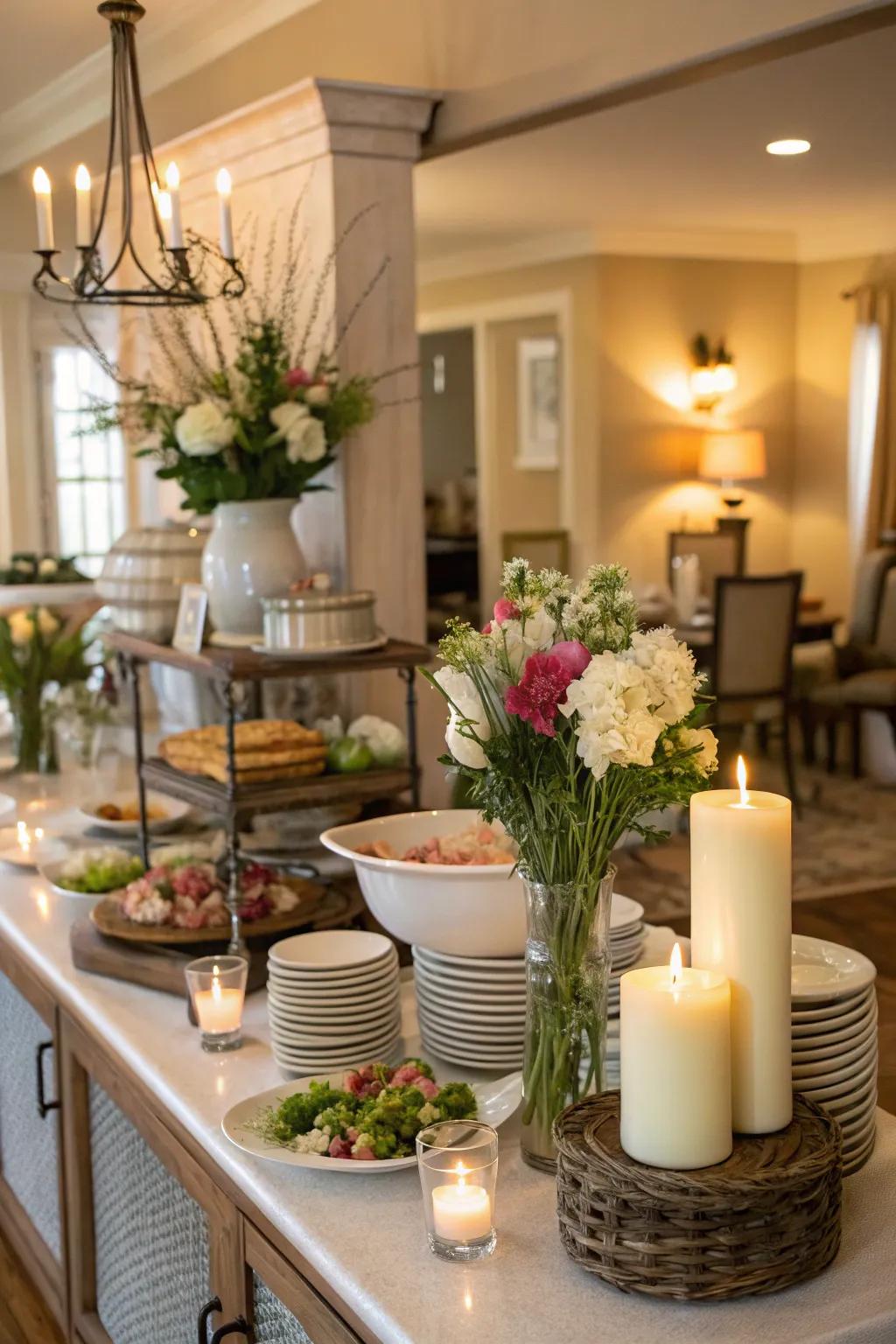 A balanced arrangement enhances visual harmony.