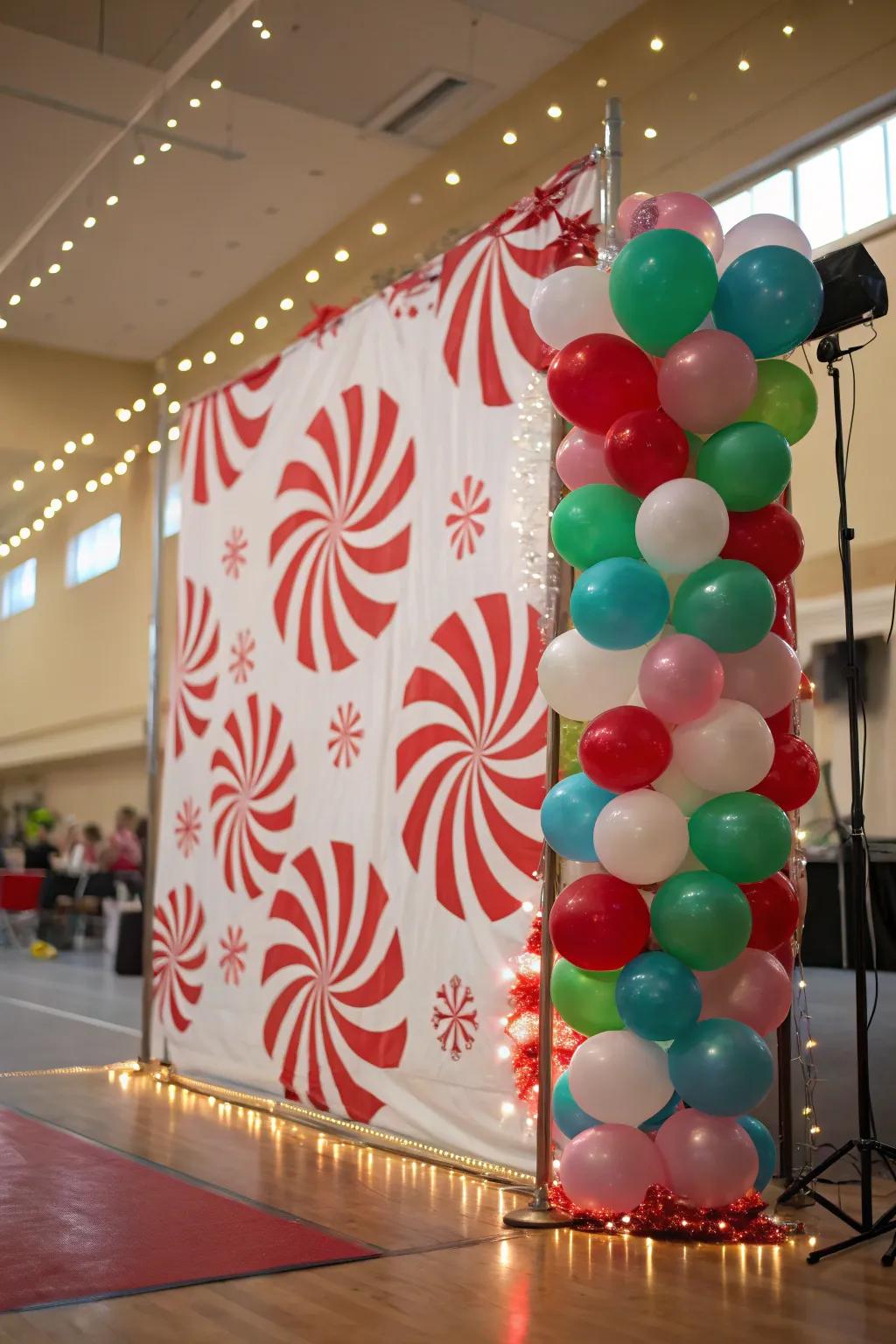 Create lasting memories with a peppermint swirl scene.