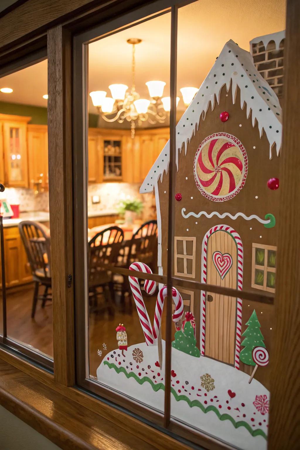 Enliven your holiday decor with gingerbread and candy canes.
