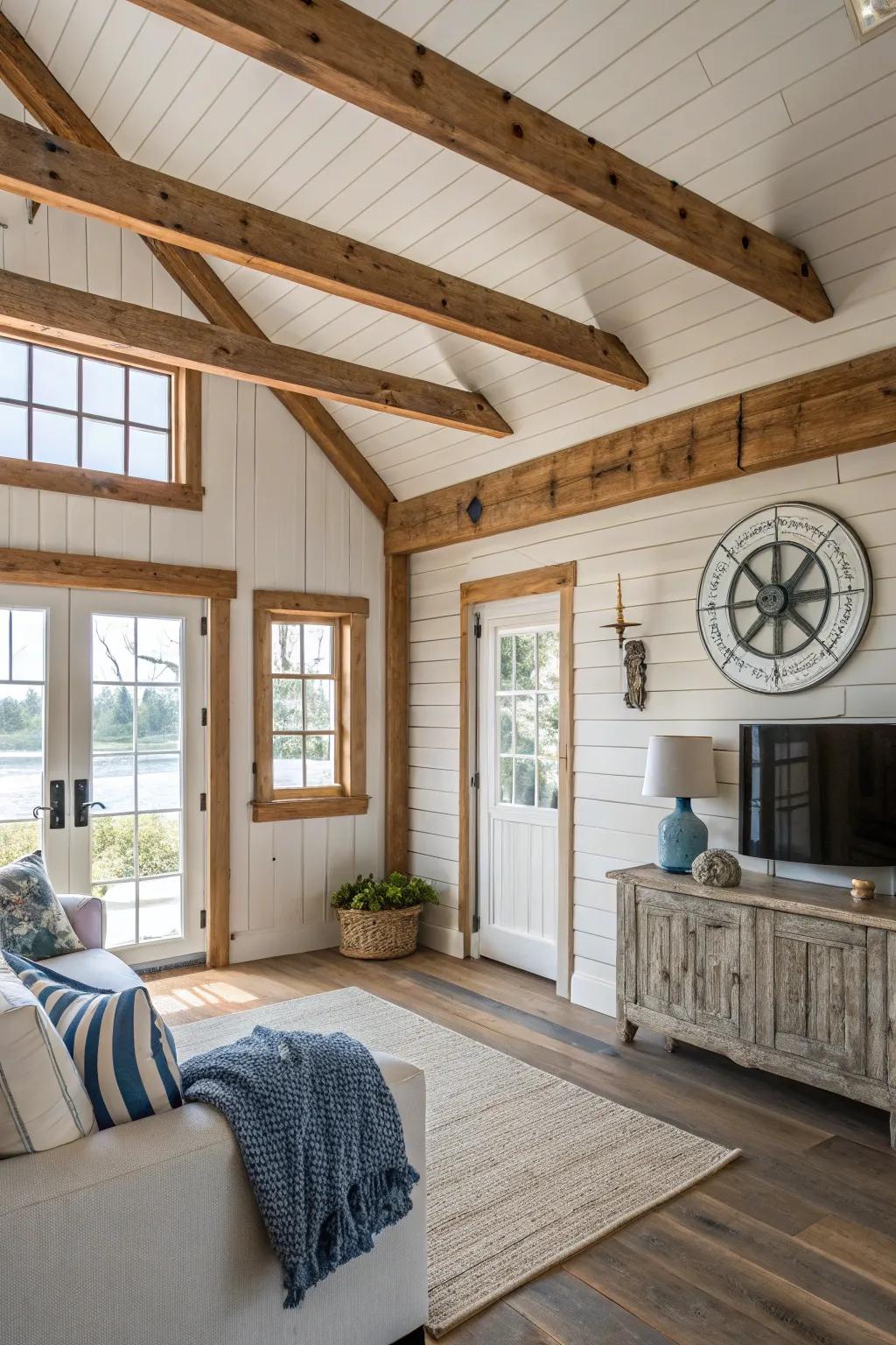 Countryside touches secure the seaside farmhouse aesthetic with personality and history.