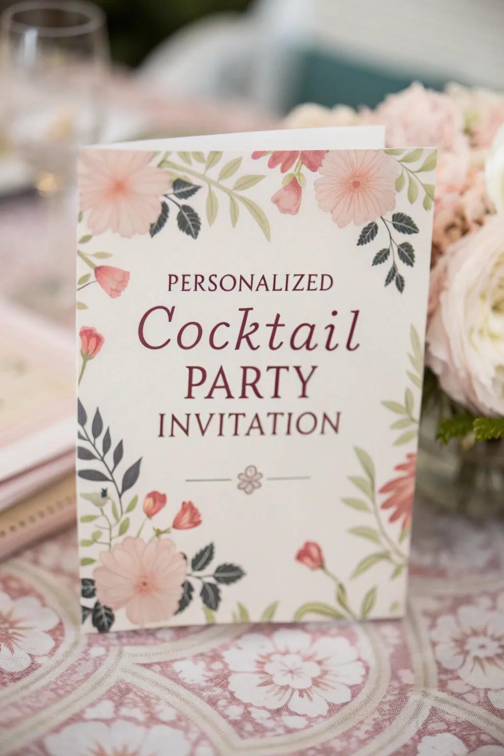 Show your guests they're valued with uniquely personalized invitations.