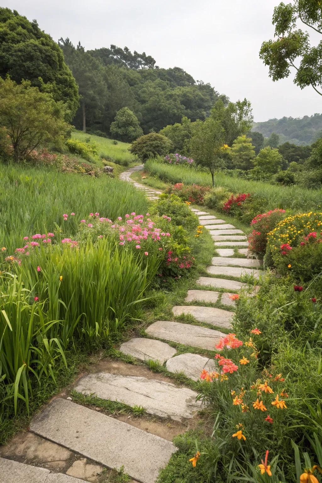 Lead your visitors with attractive concrete routes.