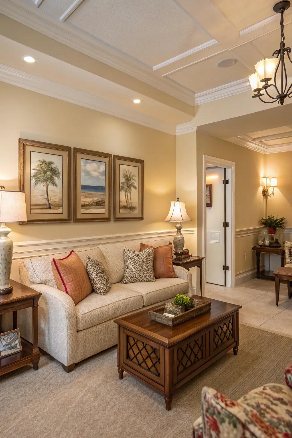 Understated hues provide a timeless and adaptable base.