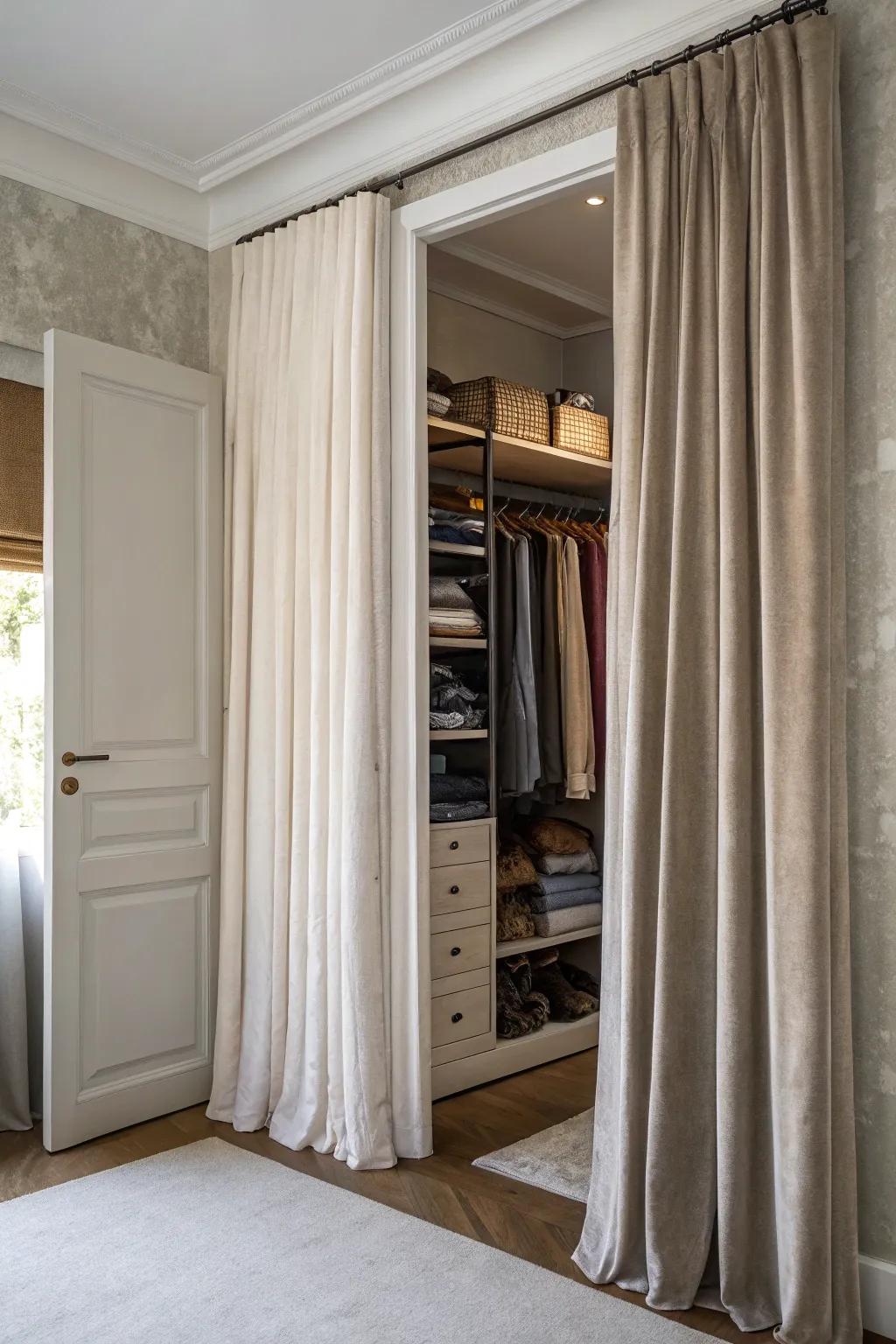 Create a luxurious look with layered textures.
