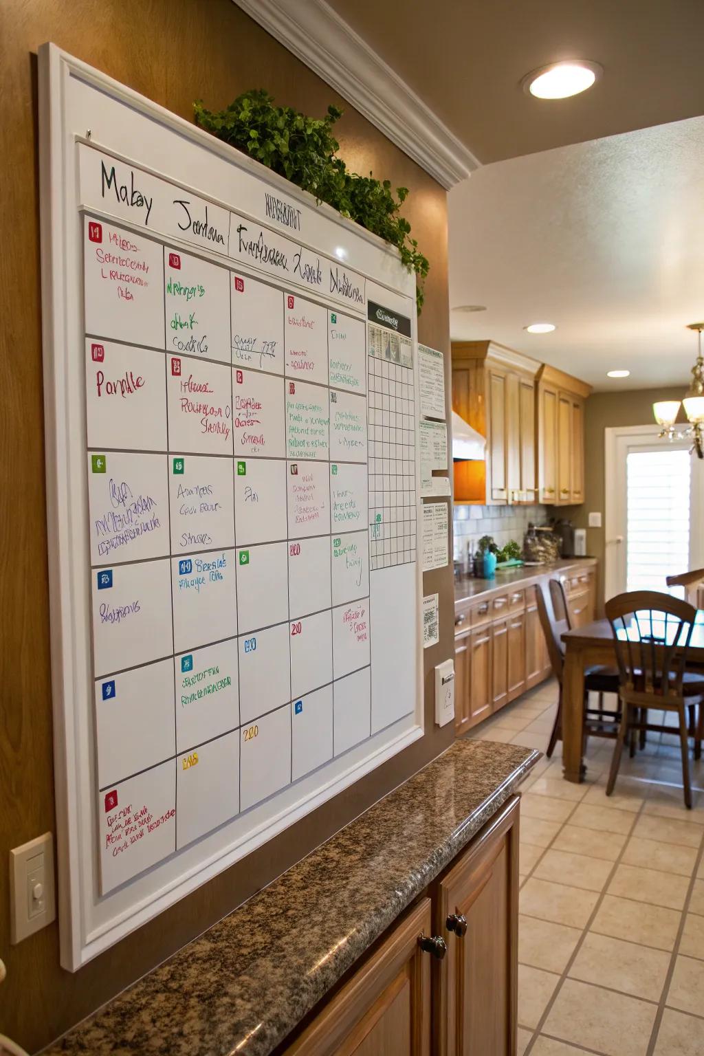 Keep things in order with a personalized calendar design.