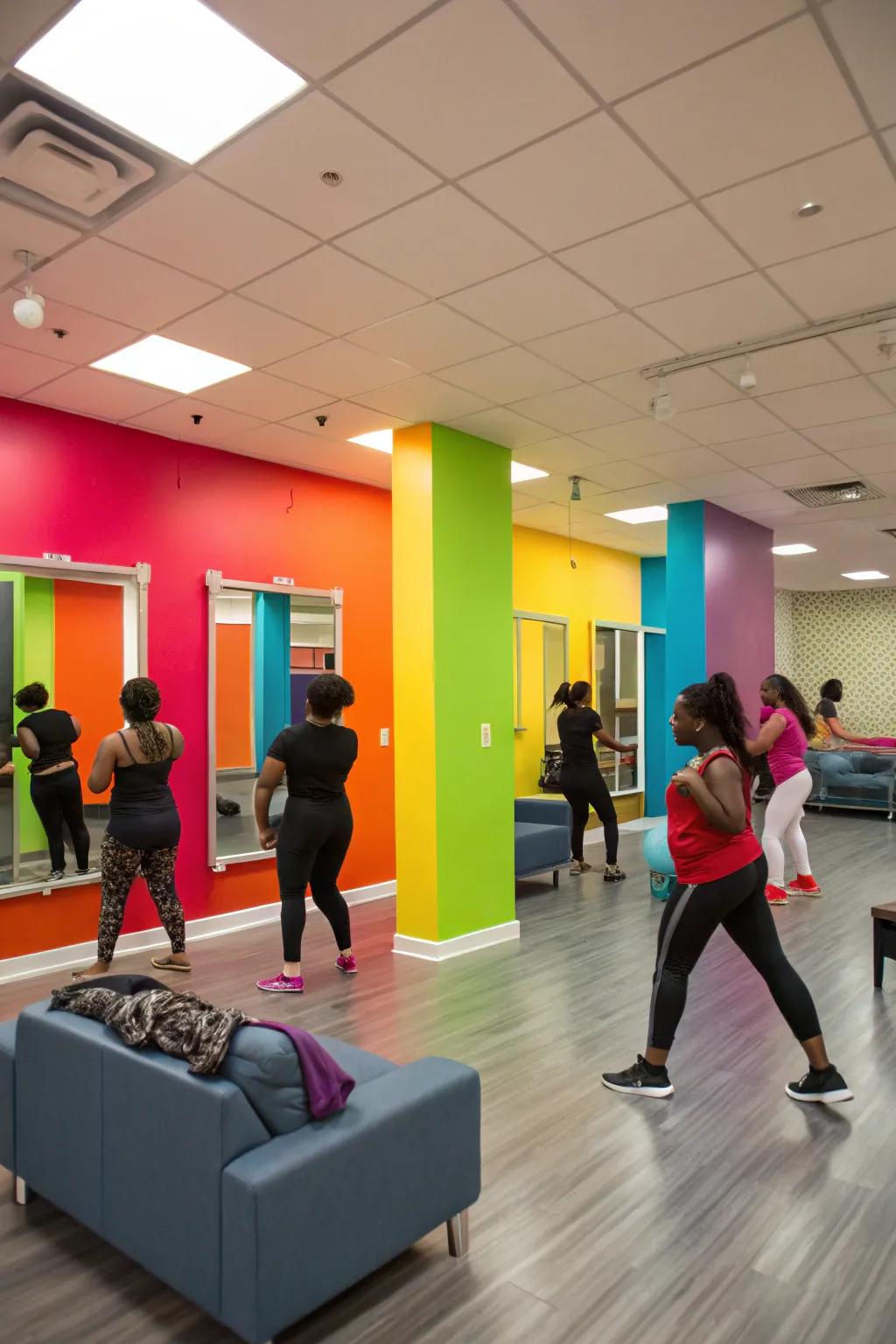 Bright shades fill the room with vitality.