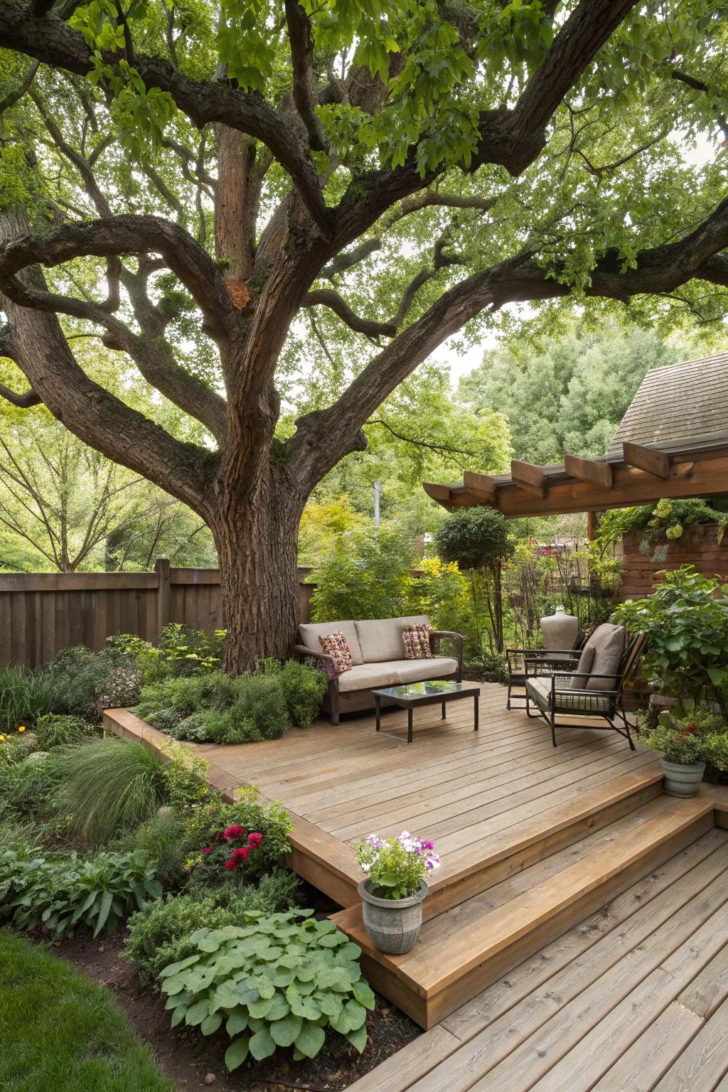 Nature-inspired designs create a sense of peace.