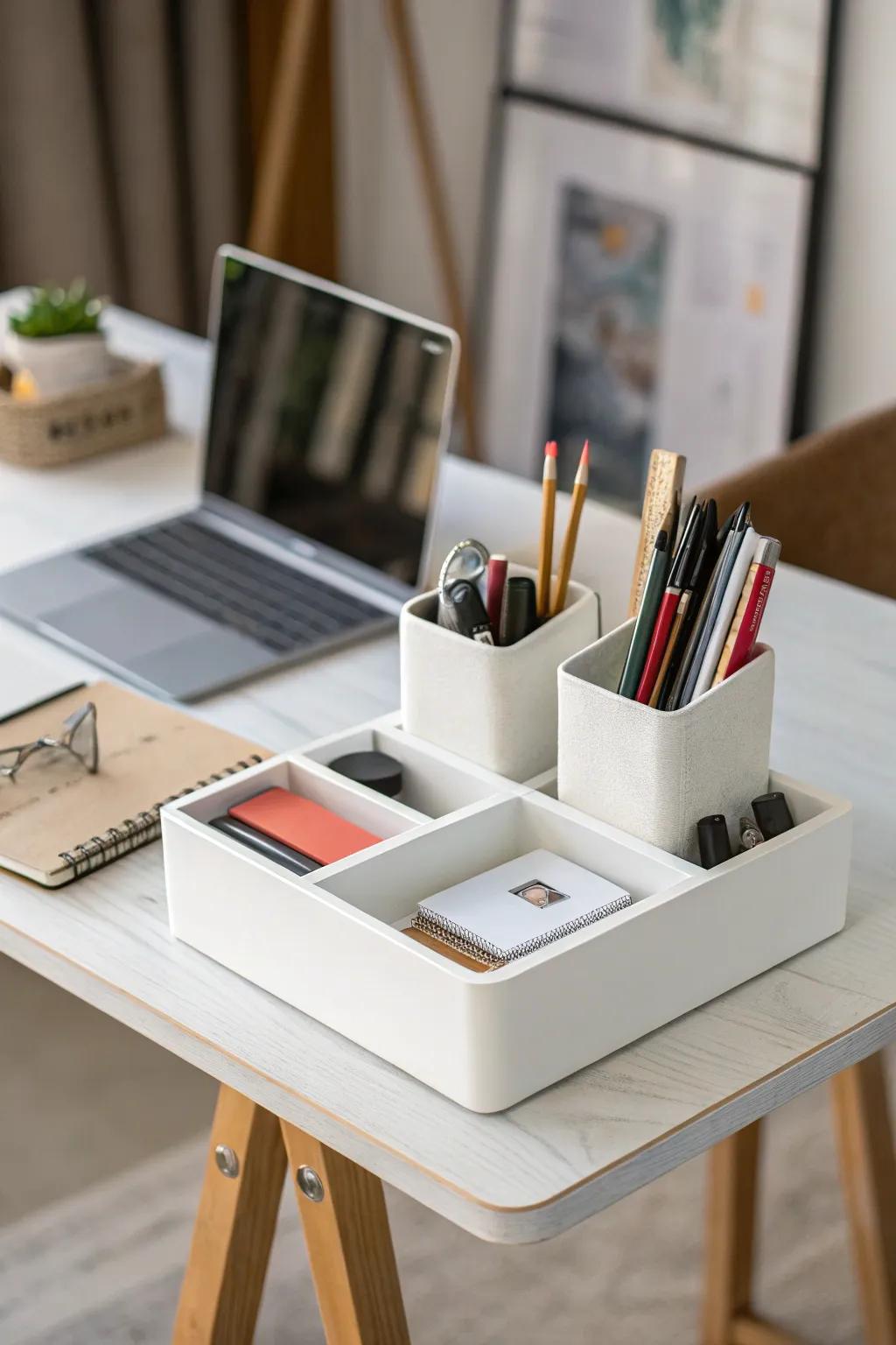 Space-conscious designs that maximize organization.