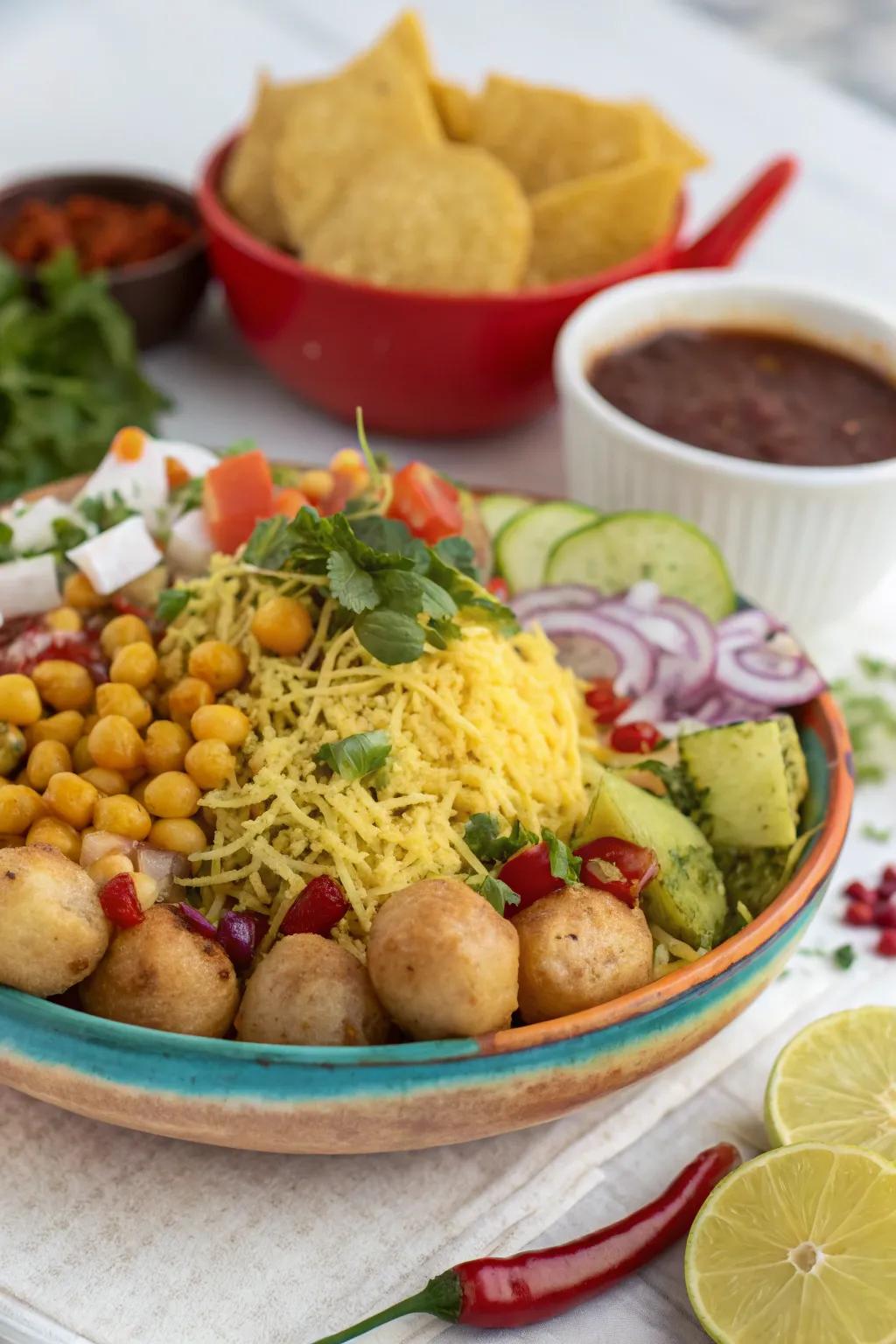 An engaging and vibrant snack assortment that's great for getting guests involved.