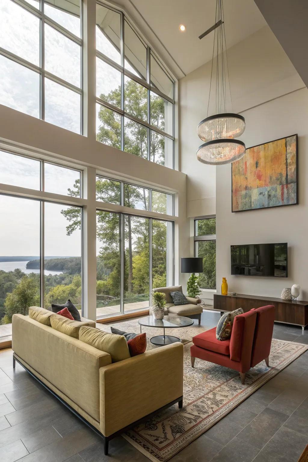 Expansive social areas filled with natural light and contemporary d&eacute;cor.