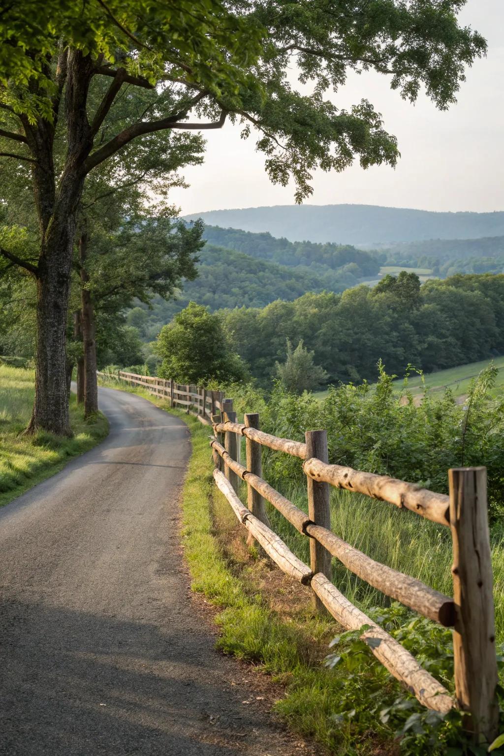 Natural timber perimeters infuse your driveway with a hint of the outdoors.