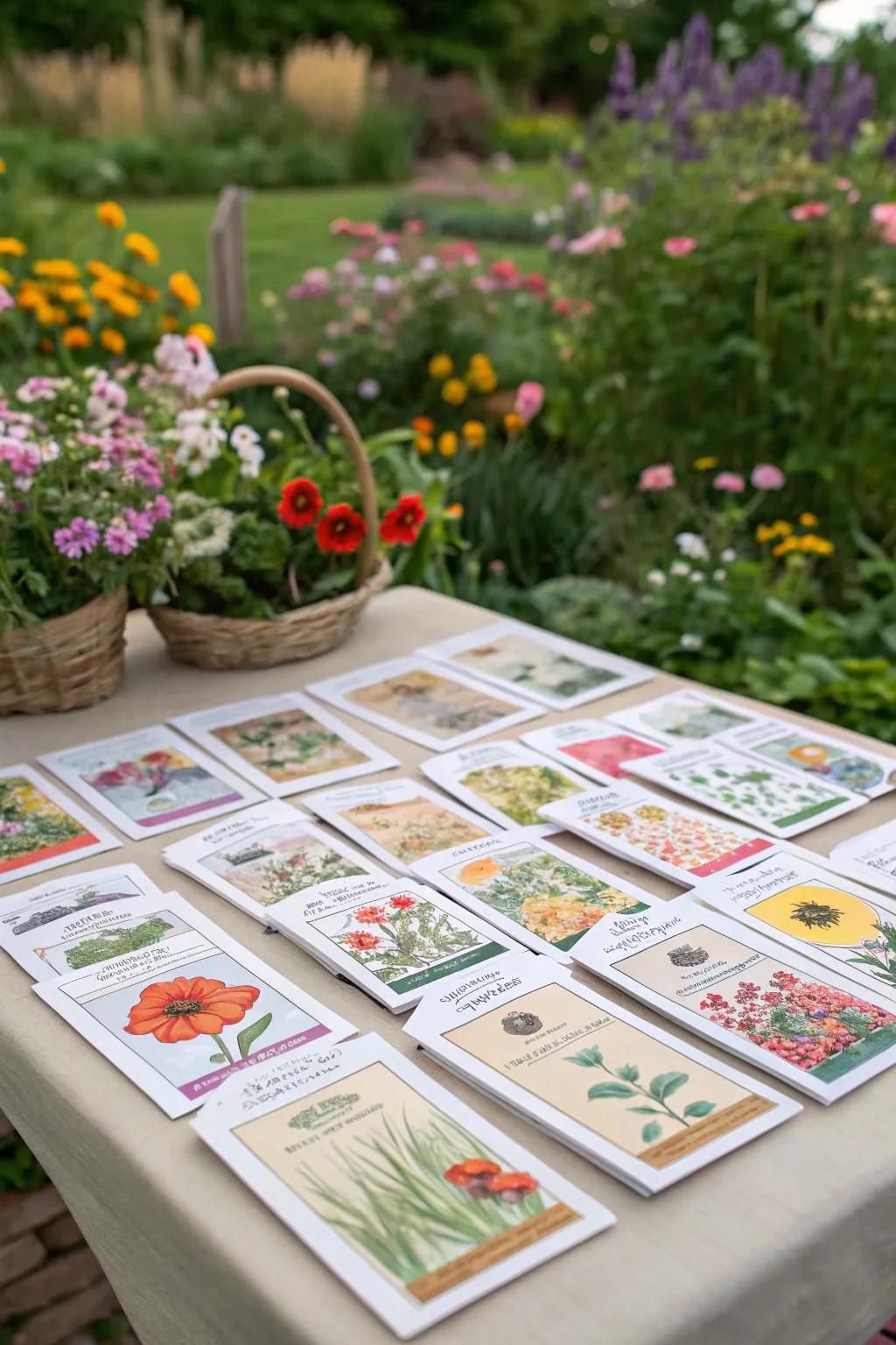 Seed packets to inspire young gardeners this Easter.