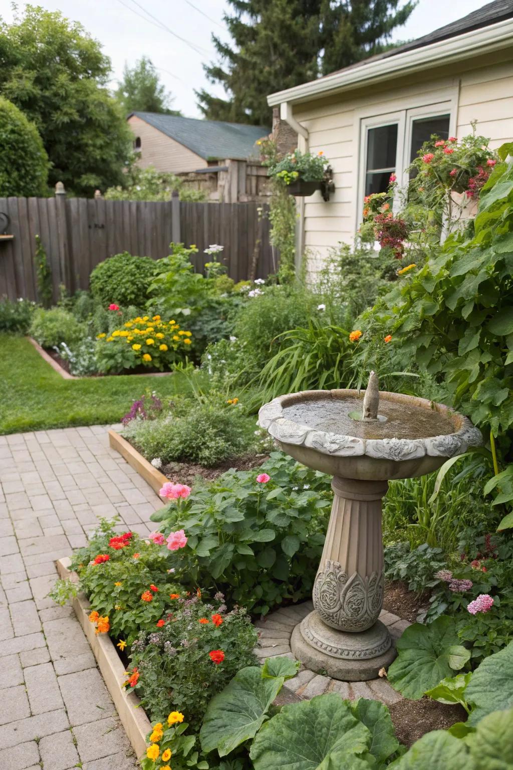 Ornamental elements increase beauty and help support local wildlife.