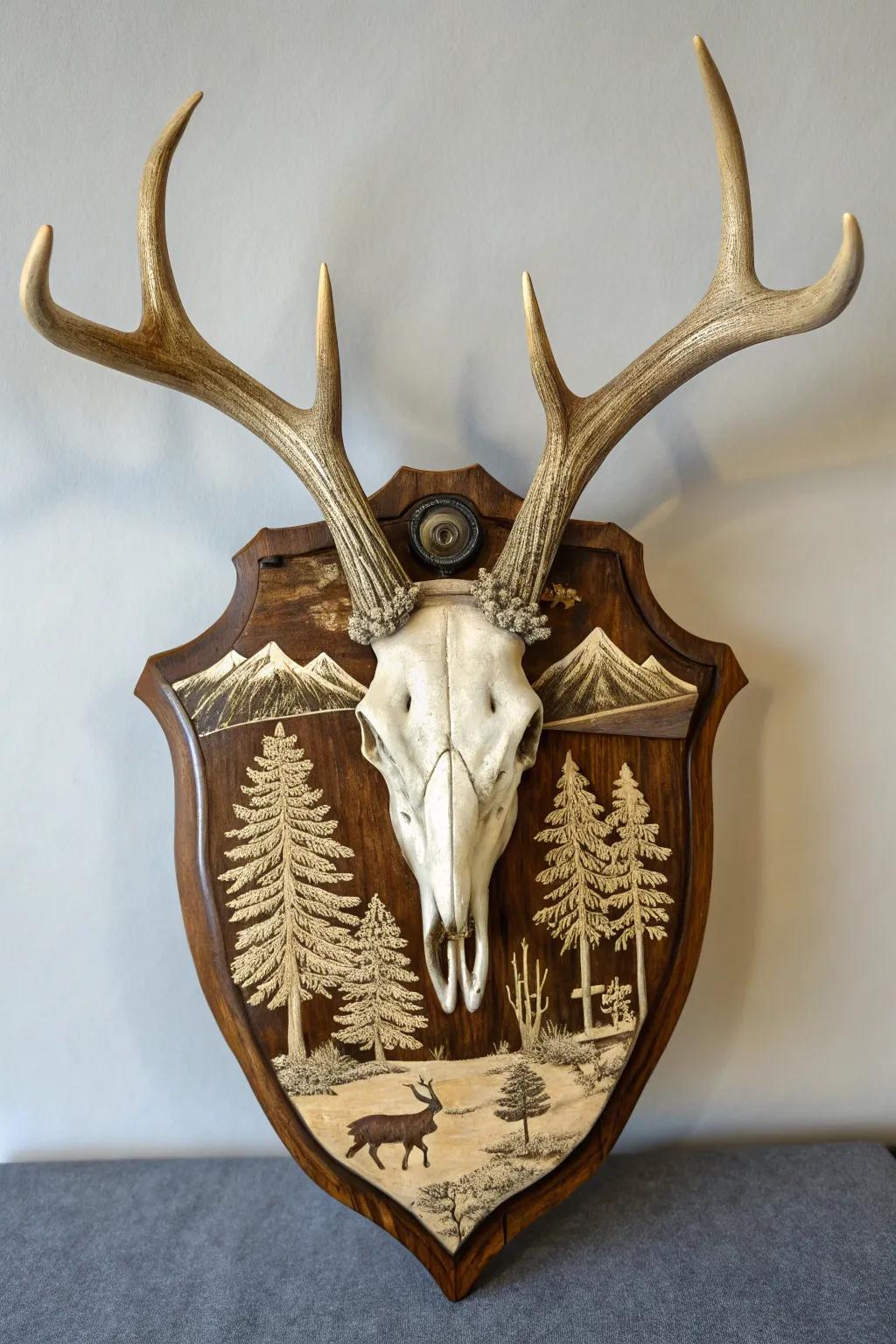 Nature-inspired decorations give a special touch.