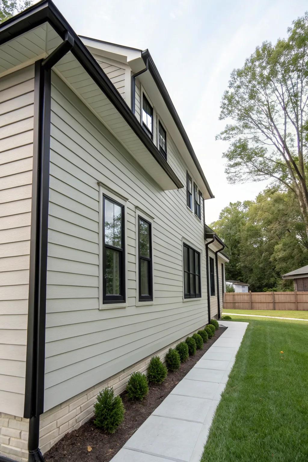 Minimalist black edges introduce a hint of modern sophistication.