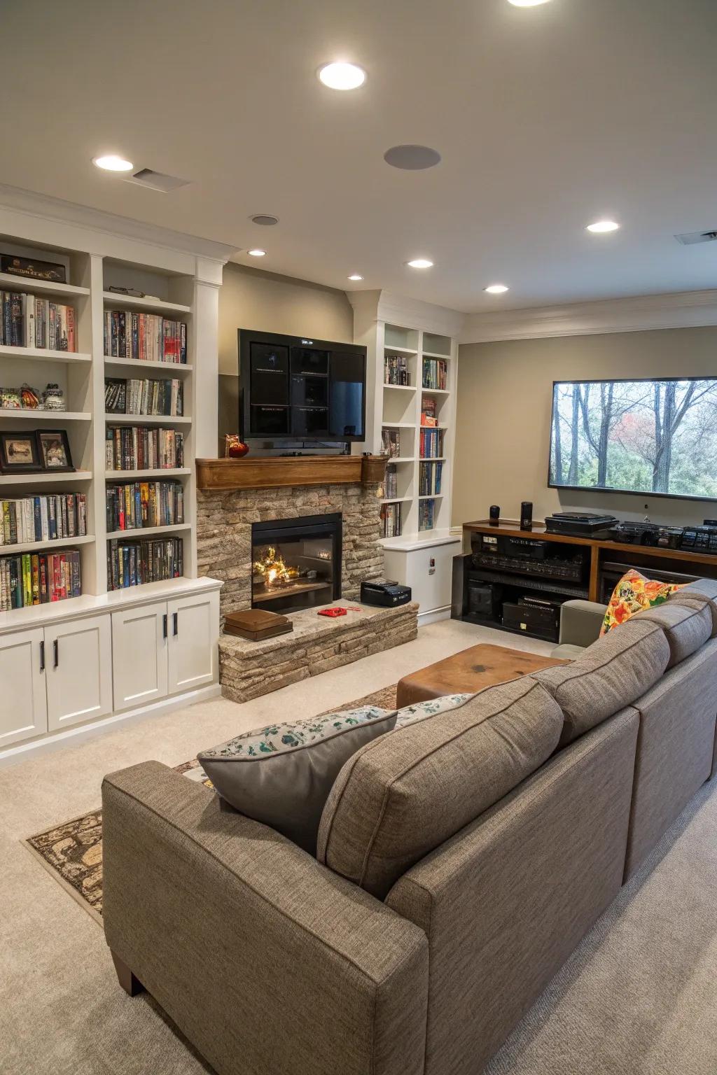 Function guides the look of these rooms.