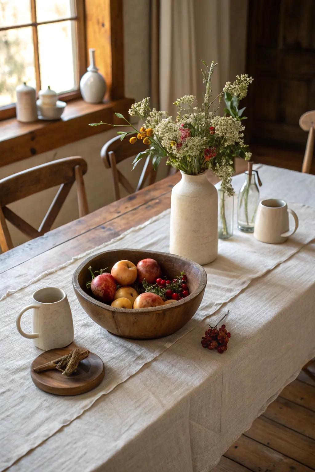 Vintage décor provides a hint of history and charm.