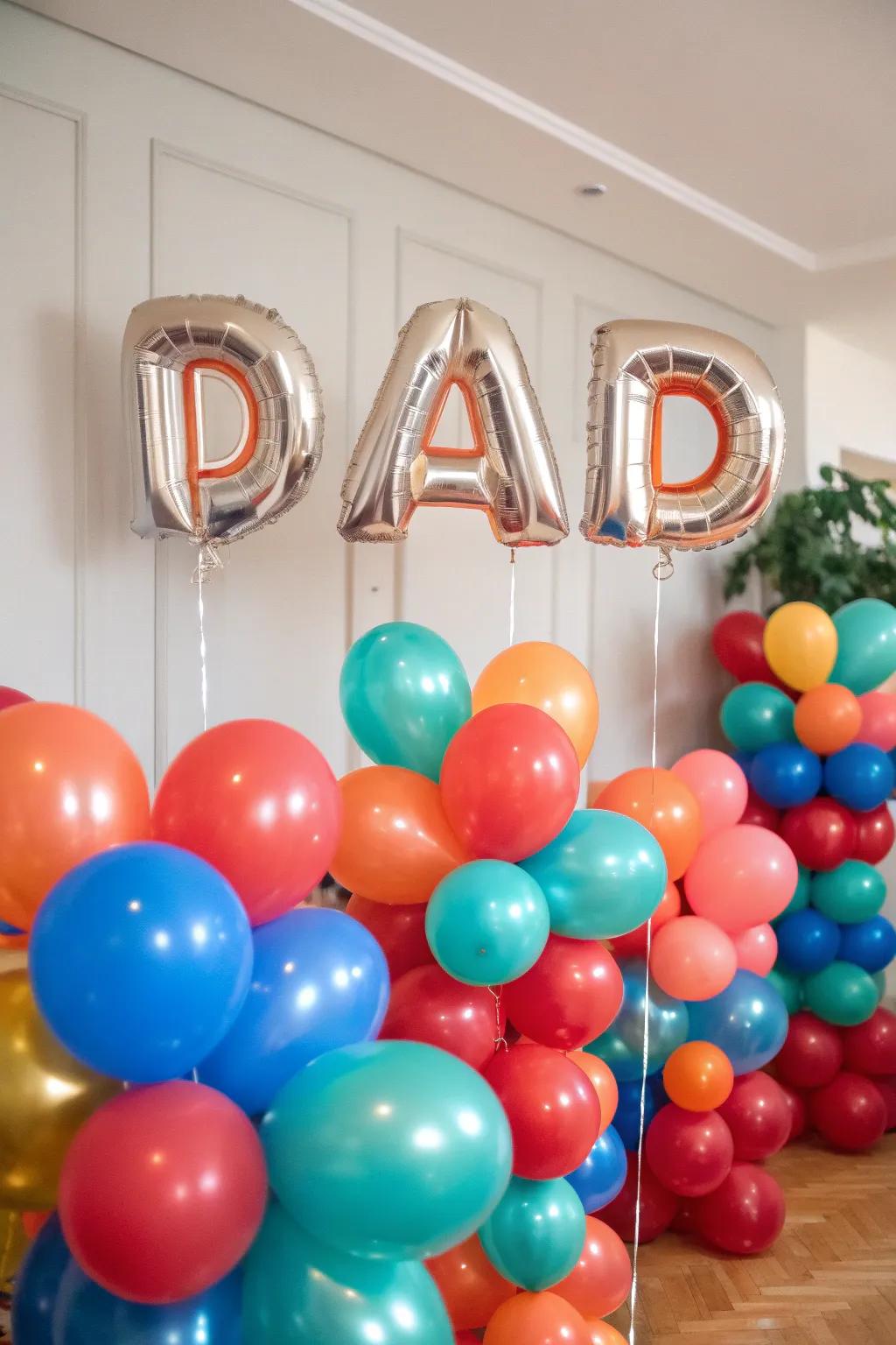 Produce a strong declaration using playful inflated ornamentations.