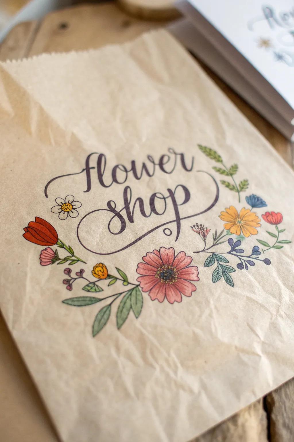 Hand-drawn illustrations lend your logo a personal flair.