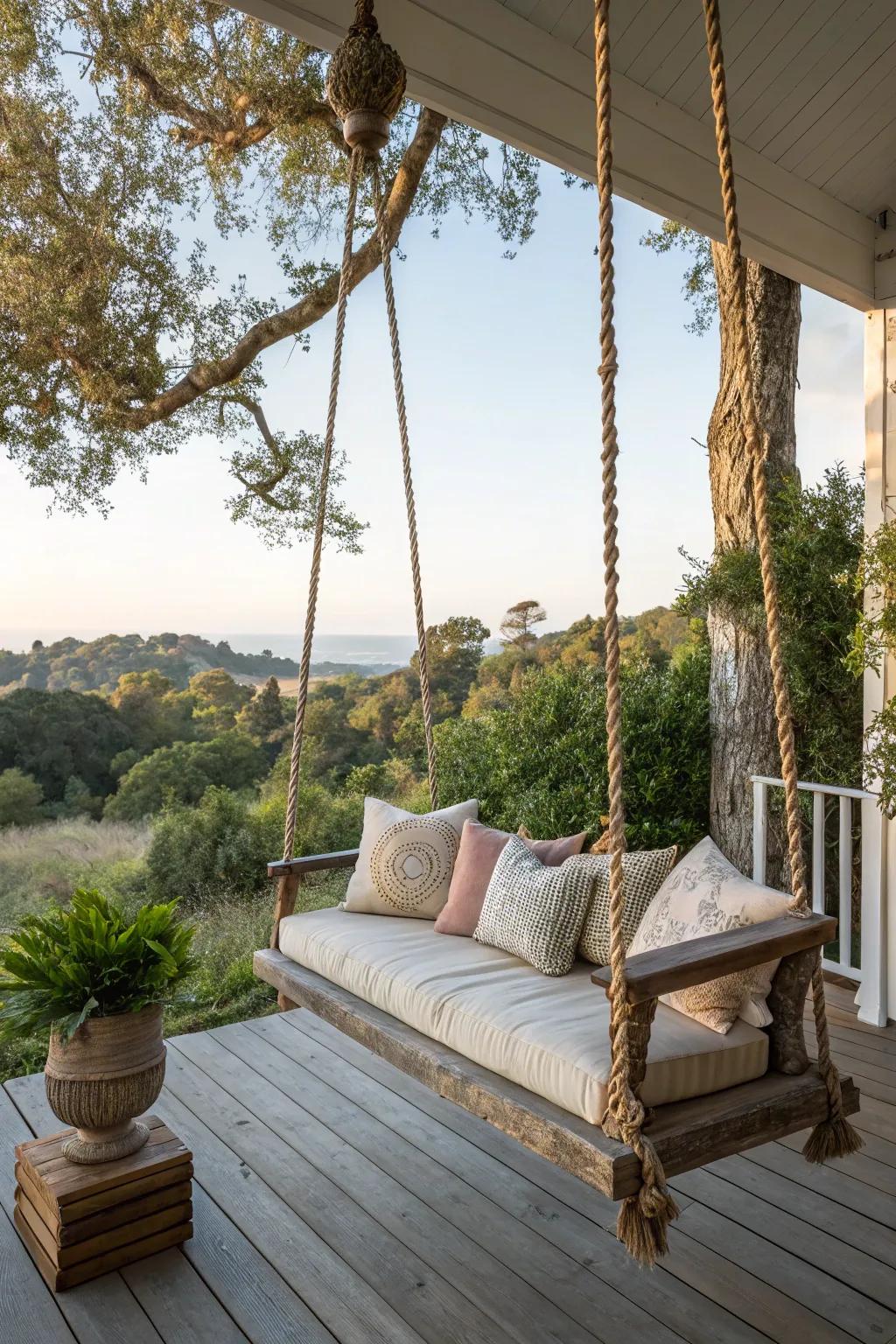 Add rustic appeal with rope detailing.
