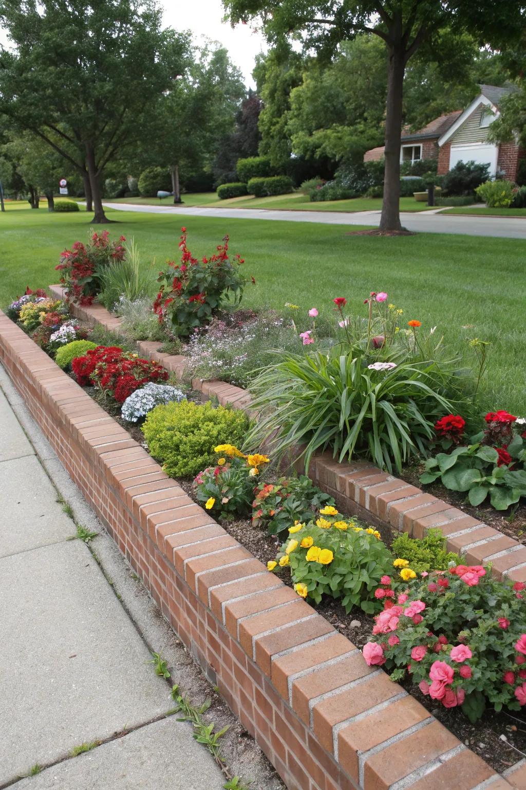 Clearly defined edges can impart a refined appearance to your garden beds.