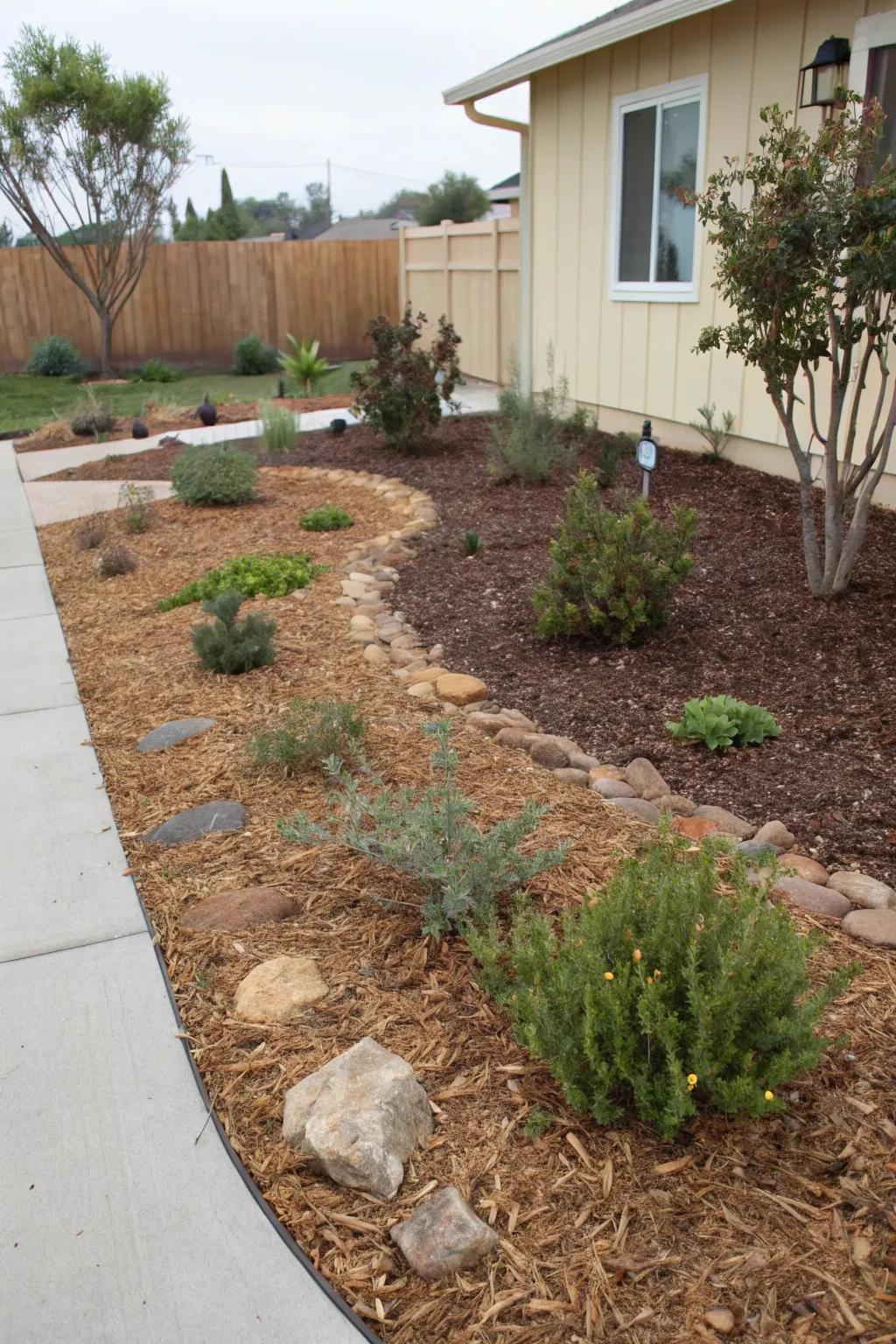 Ground coverings offer both useful and aesthetic advantages in water-wise landscapes.