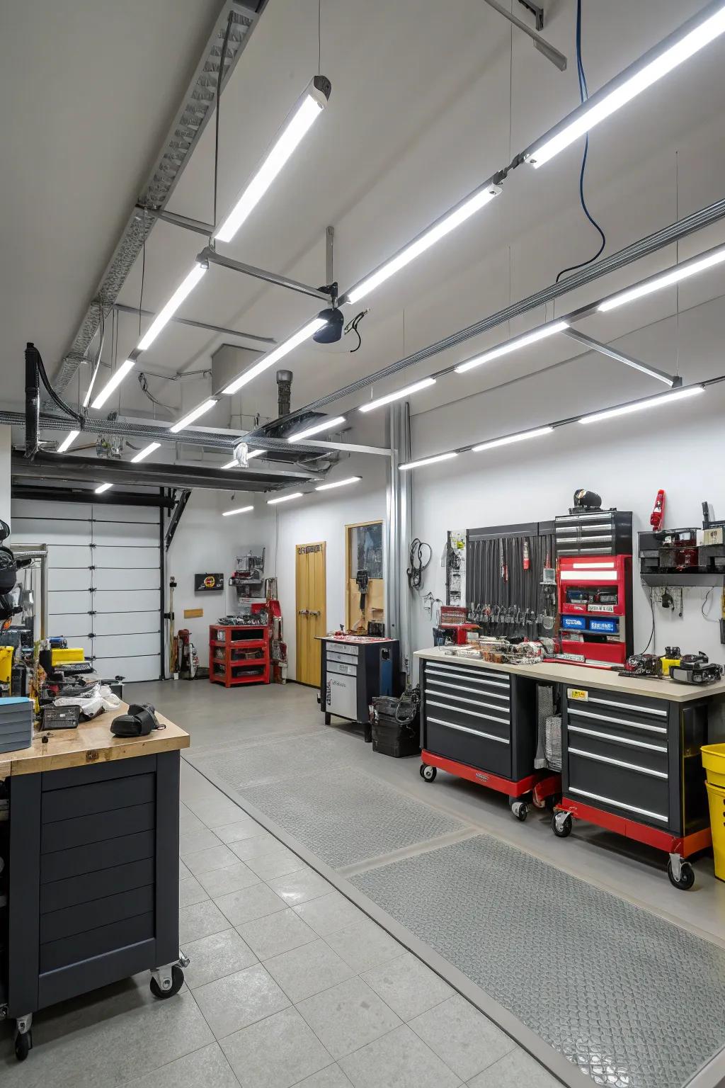 Enhance your workspace with efficient LED lighting.