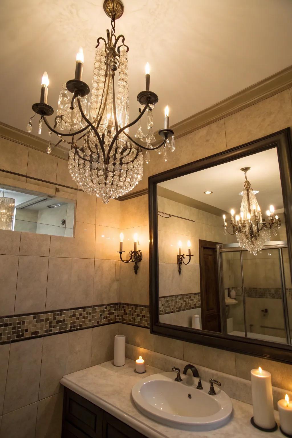 Striking lighting establishes the ideal gothic mood.