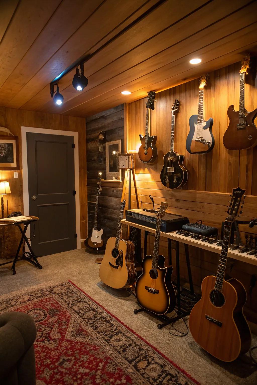 Set the atmosphere using smart lighting.
