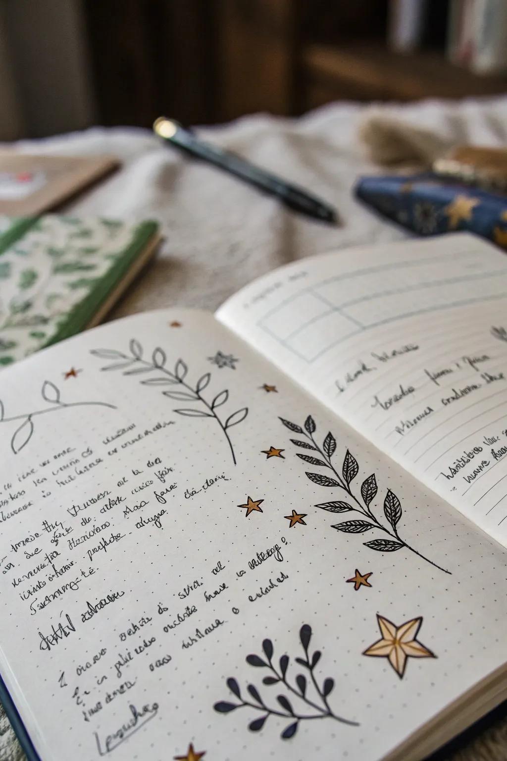 Whimsical doodles can bring your headers to life.