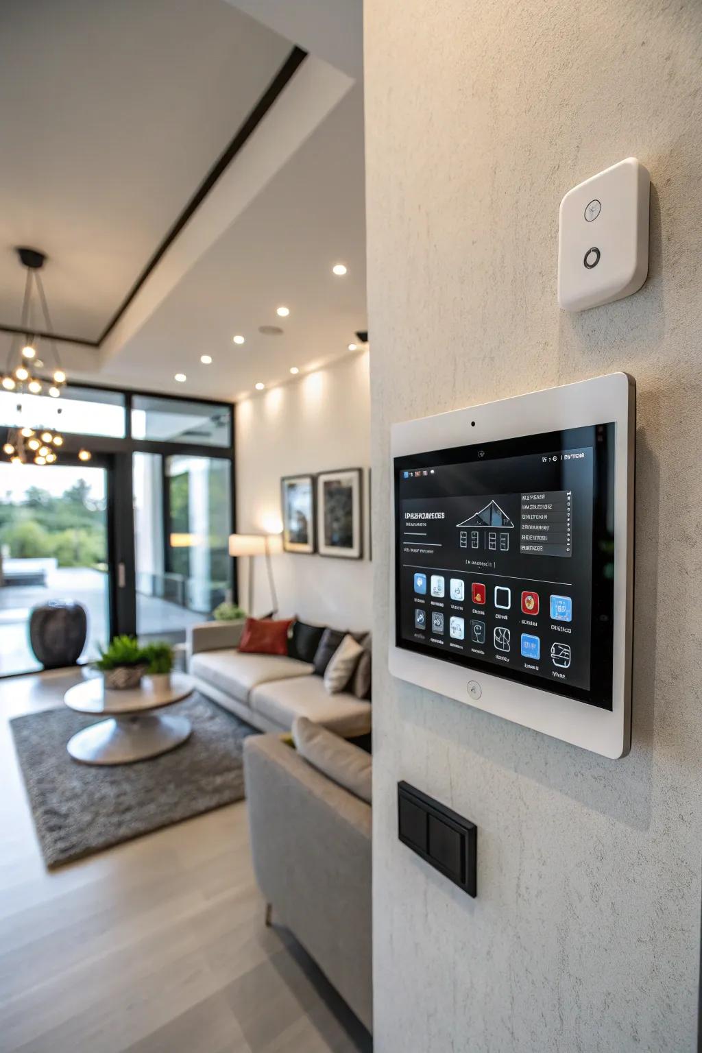Surface-mounted pads act as effective intercom hubs.