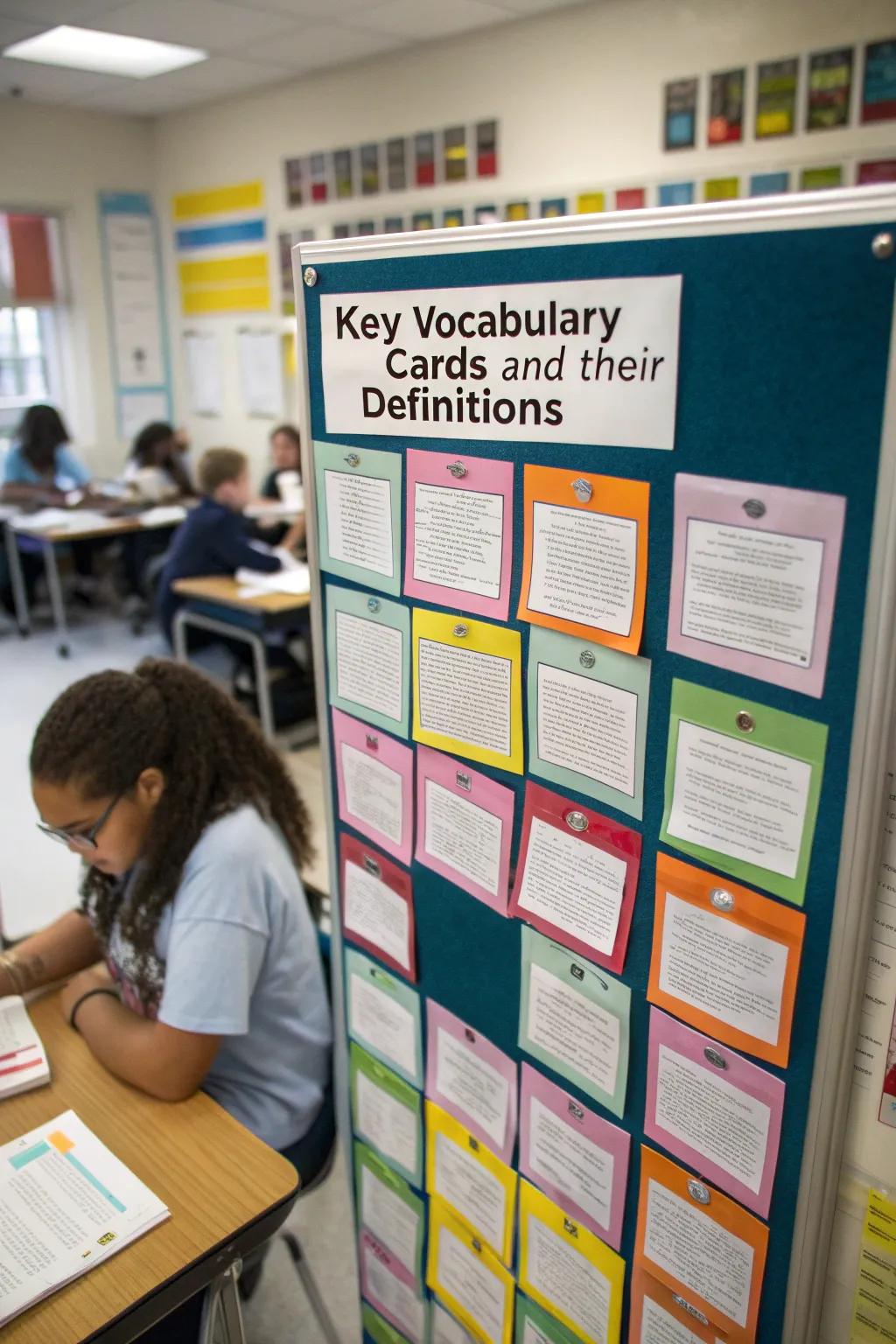 A terminology showcase that enhances language learning and understanding.