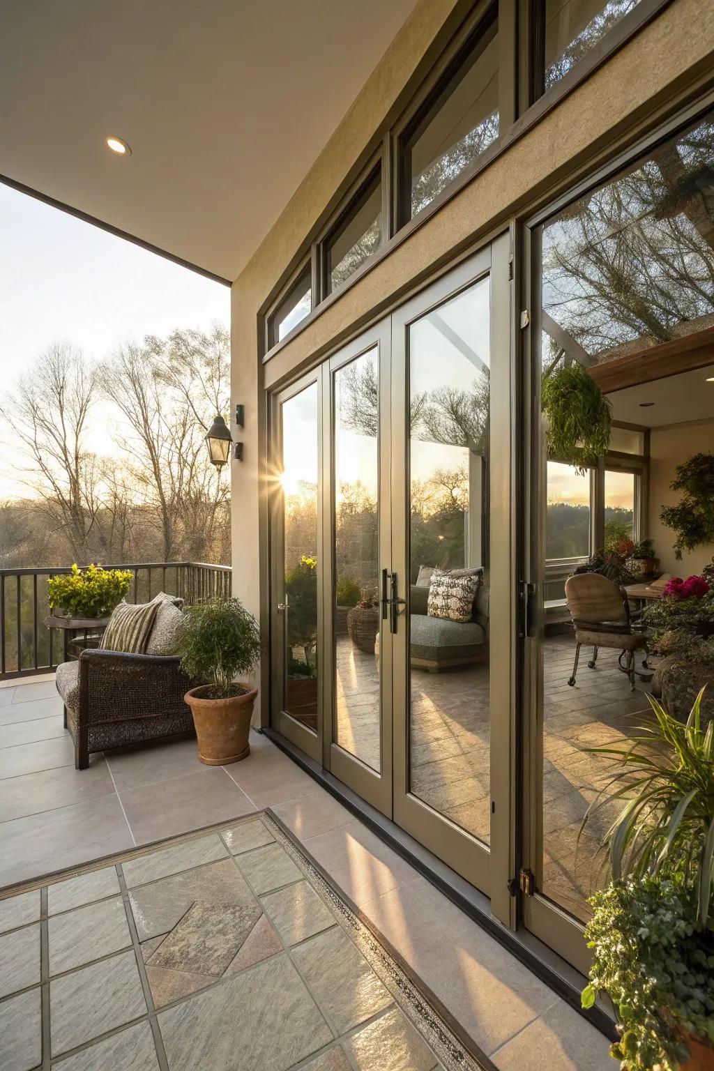 Natural light amplifies the beauty of your indoor patio.