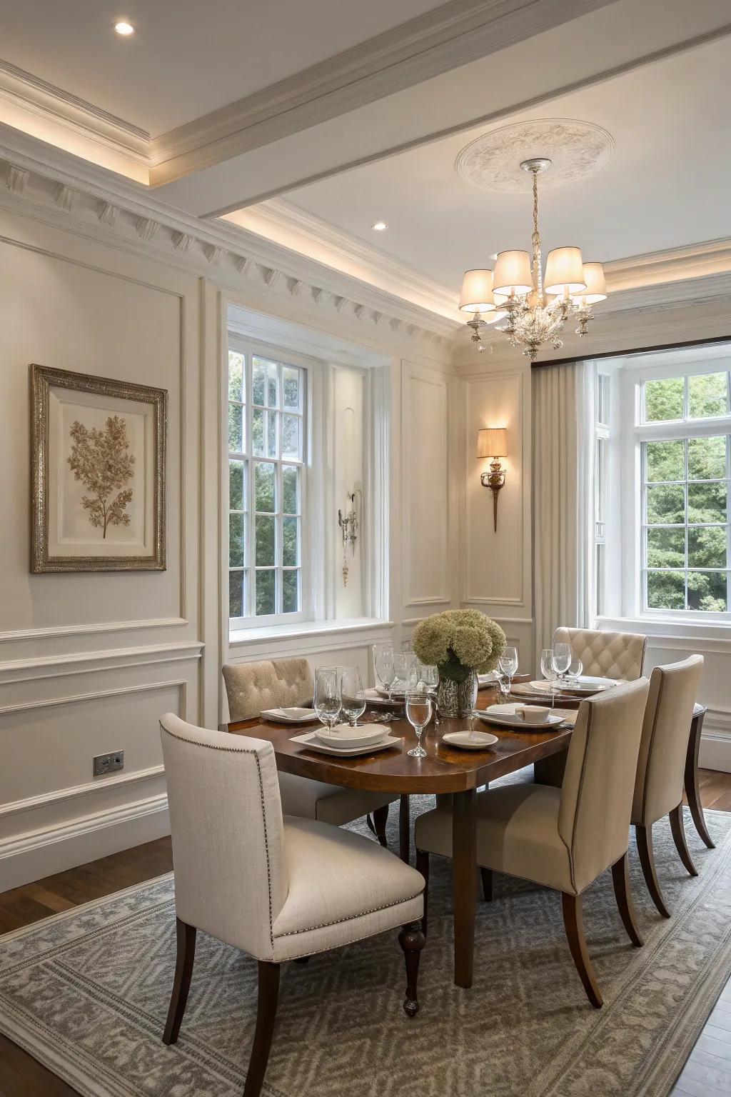 White frames offer an ageless and sophisticated appeal.