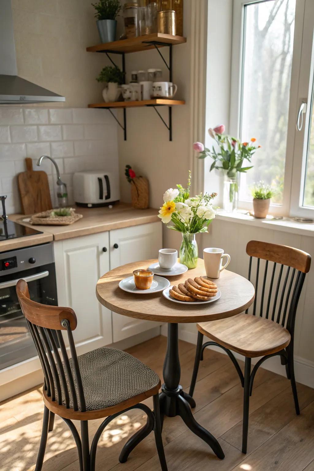 A breakfast nook turns your kitchen corner into an inviting gathering place.