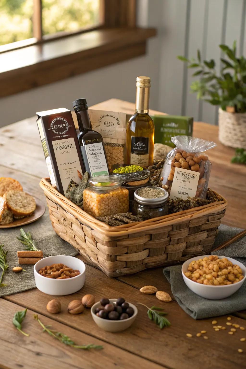 Gourmet hampers provide a thoughtfully curated cooking experience.