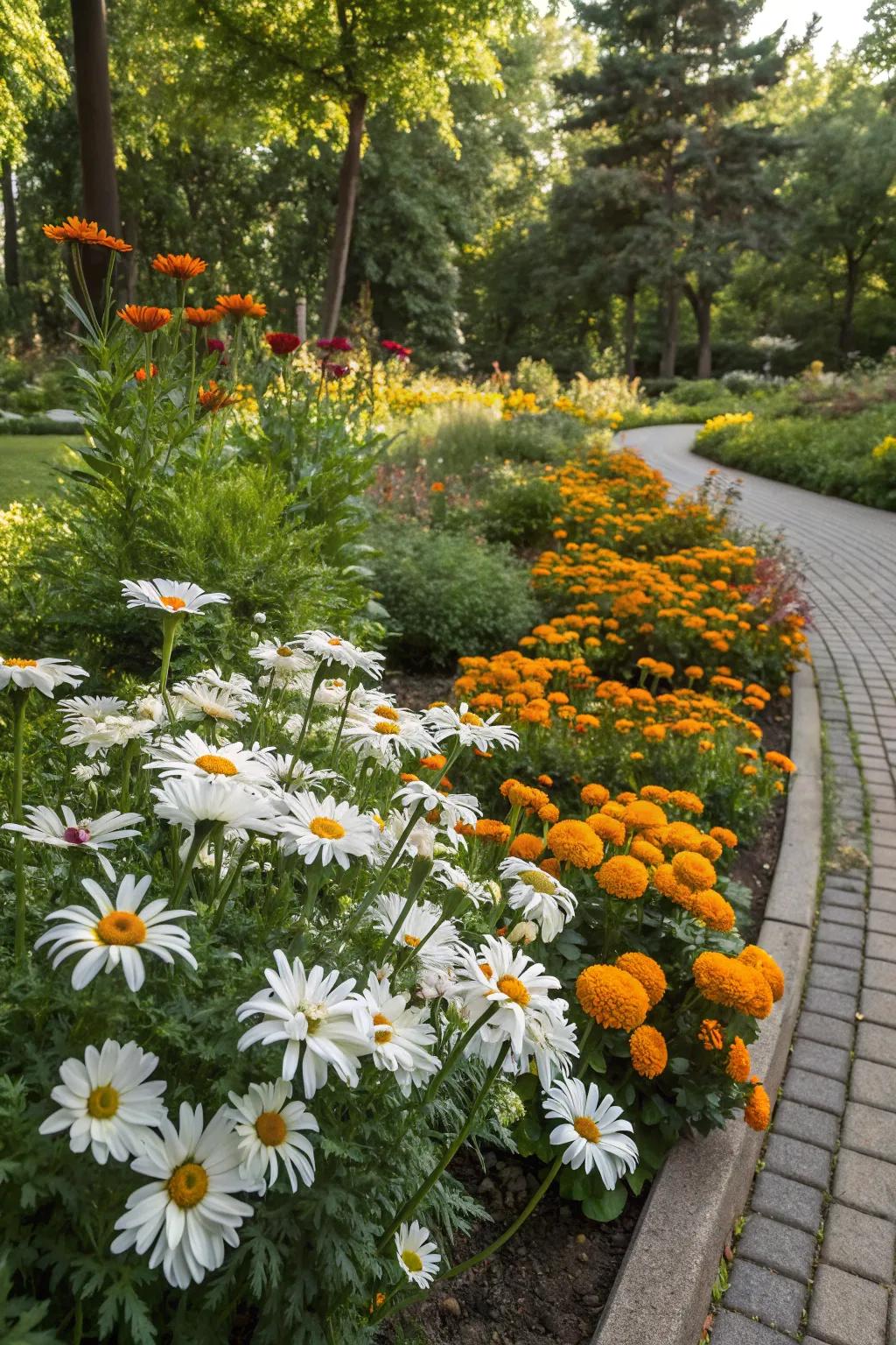Brighten up your garden with lots of different colorful flowers.