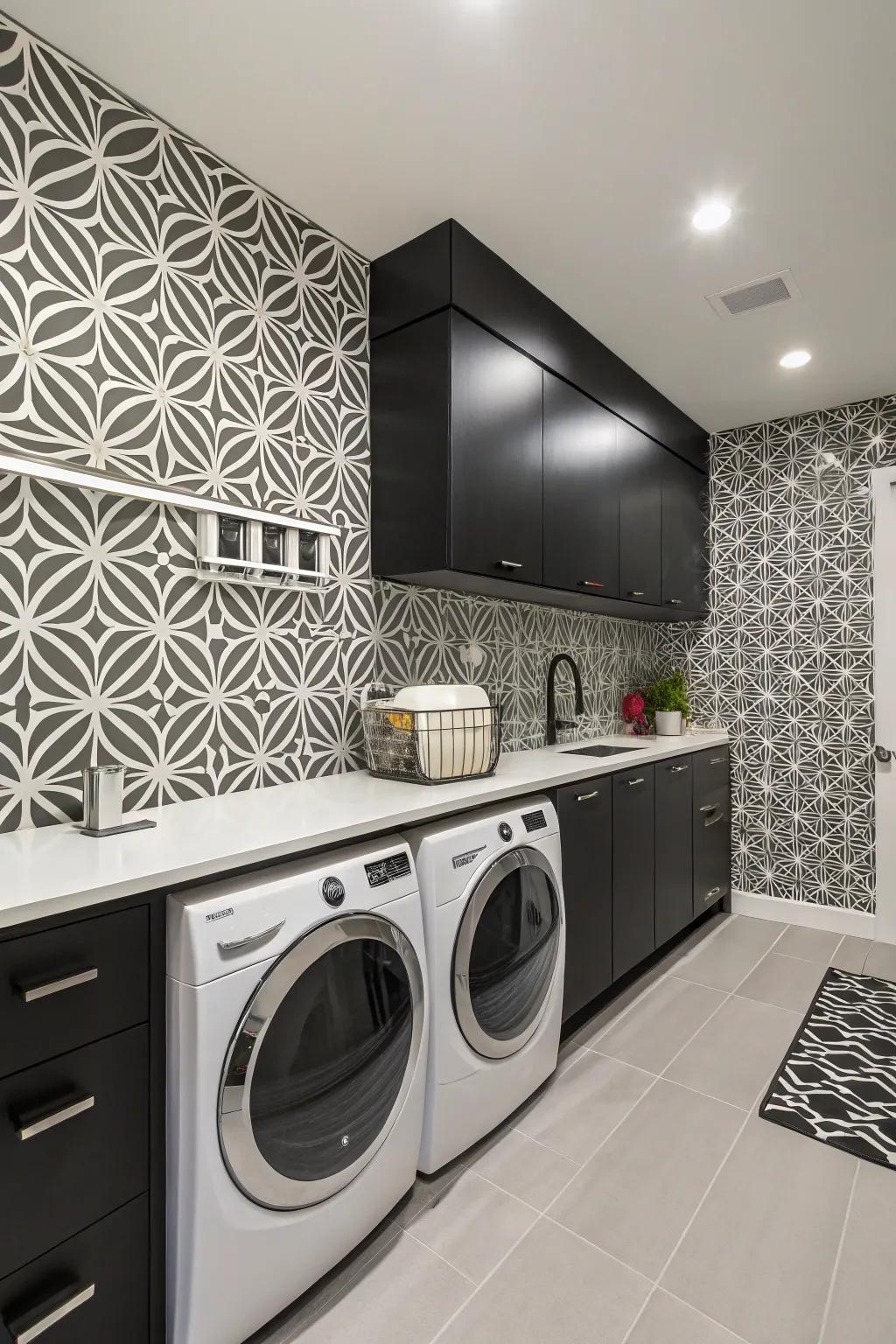 Geometric patterns bring a modern twist to any area.