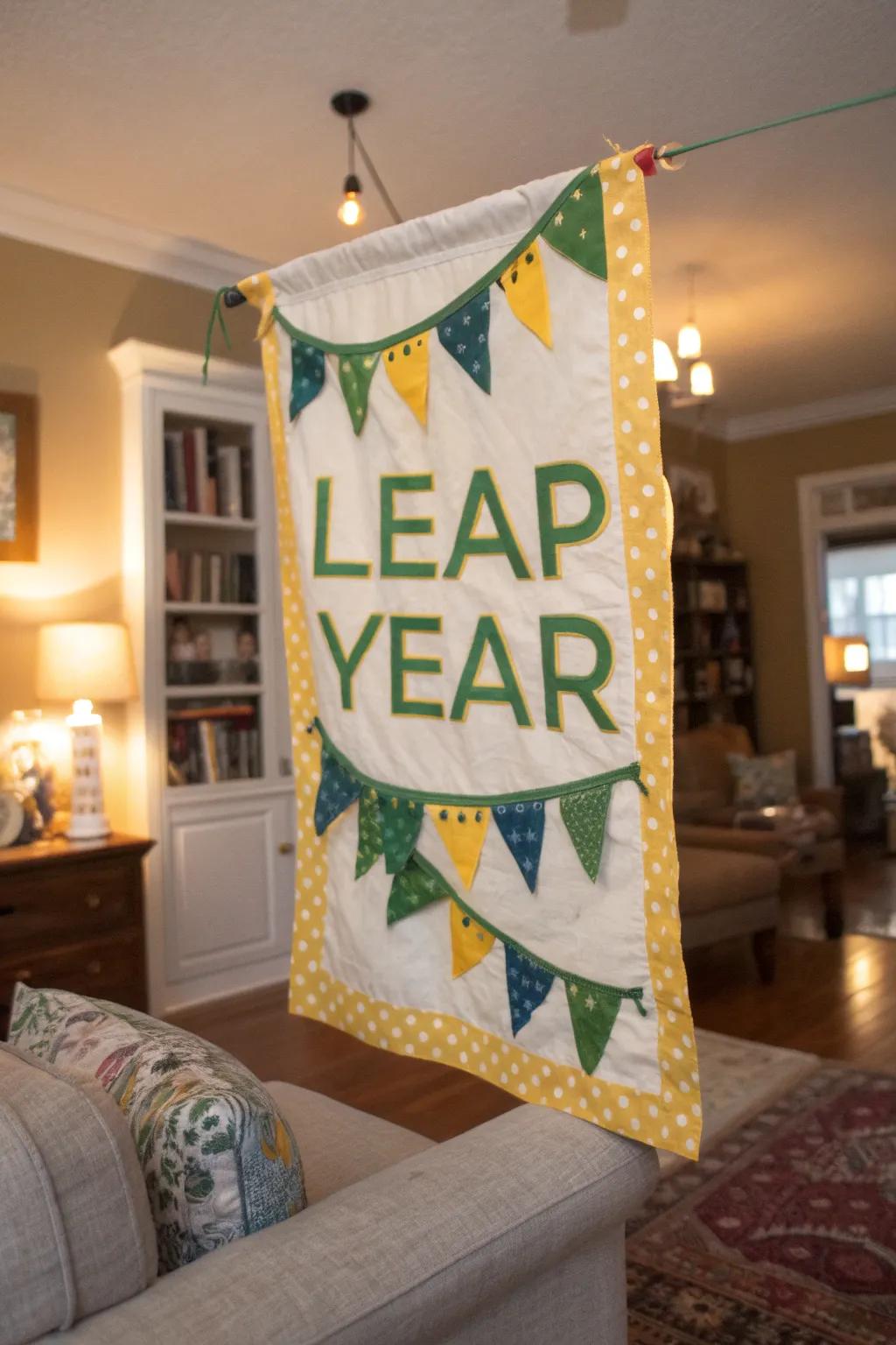 A lively Leap Year banner announces the start of the festivities.