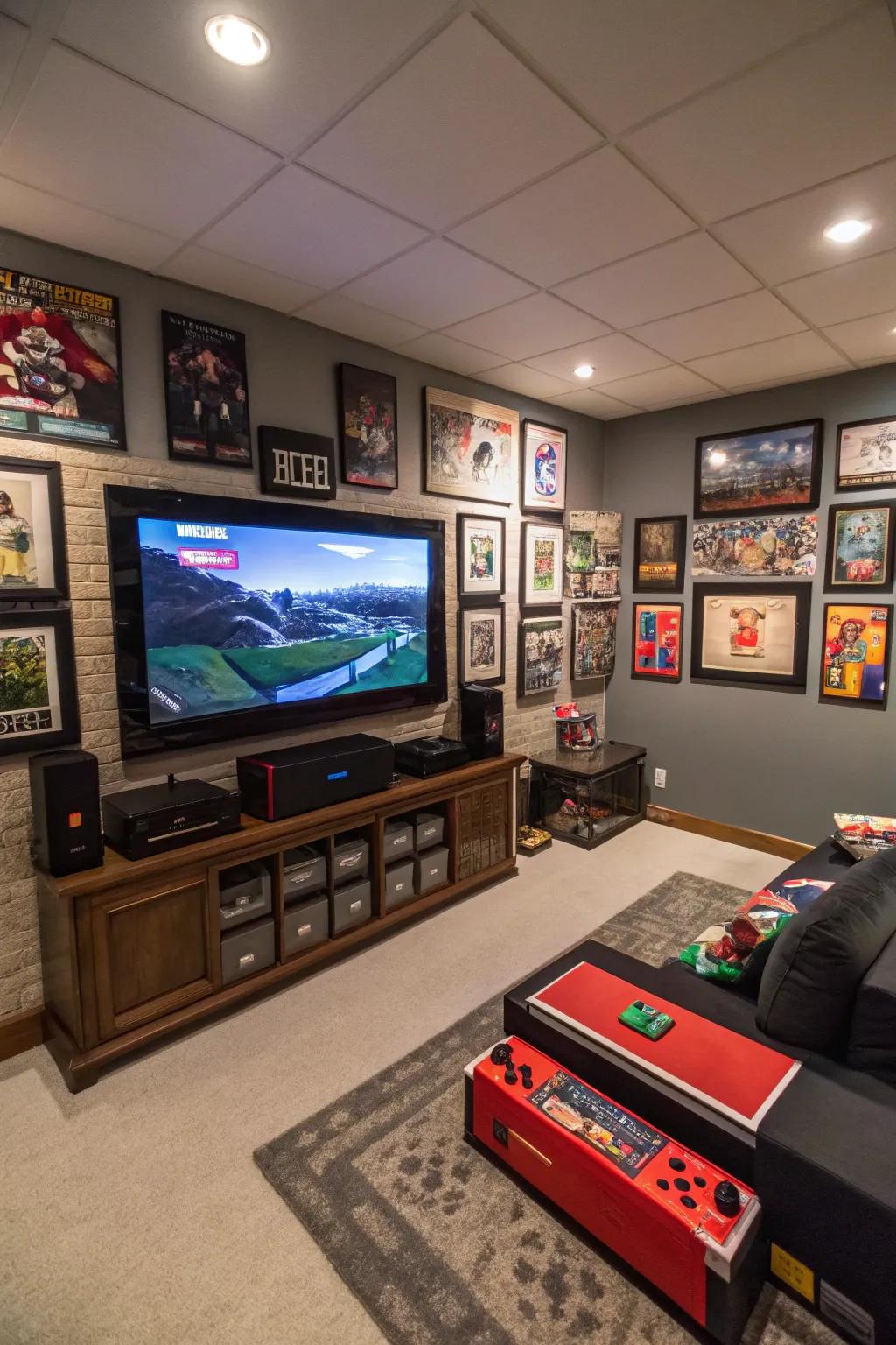 Boost your gaming experience with a customized gaming area.