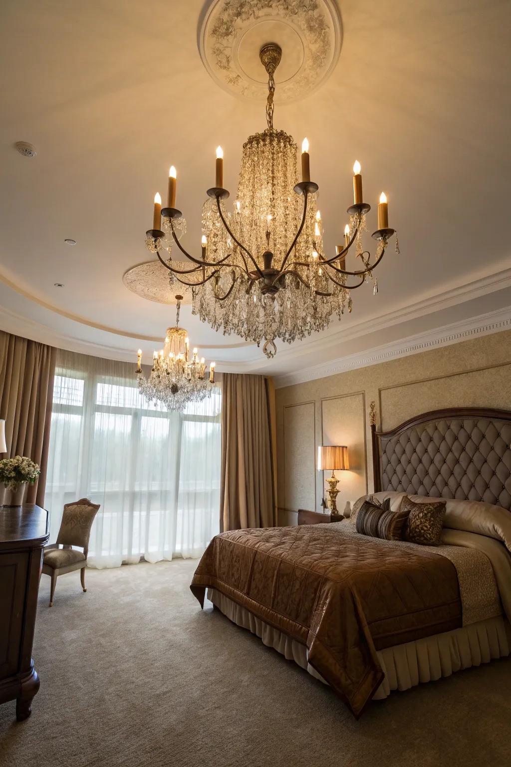 Lighting accents can elevate the elegance of a room.