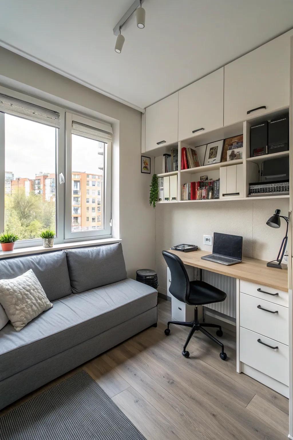 Maximize space with a streamlined and efficient design.