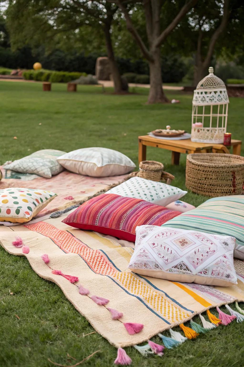 Bohemian picnics offer a relaxed and vibrant atmosphere.