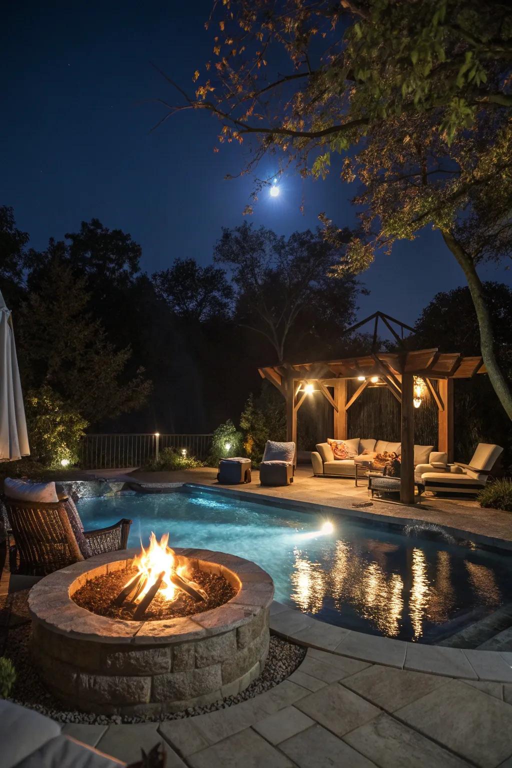 Gather around a fireplace for cozy nights and memorable conversations.