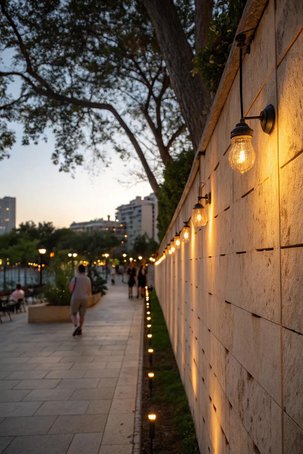 Cultivate a comforting ambiance with warm lighting.