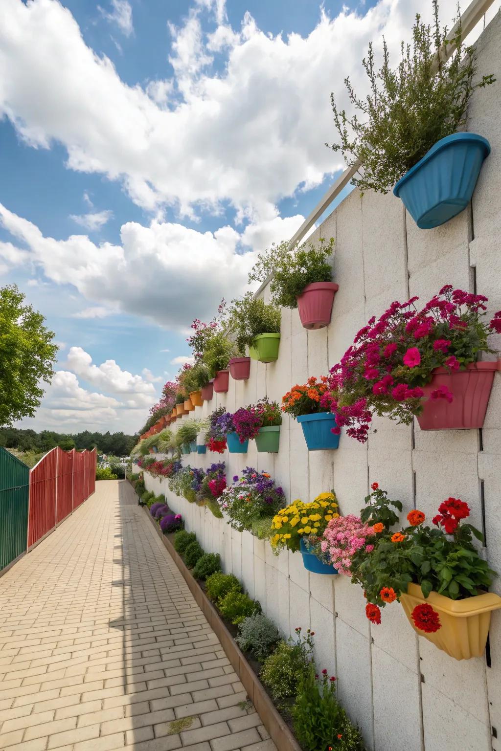 Let your garden shine with colorful planters.