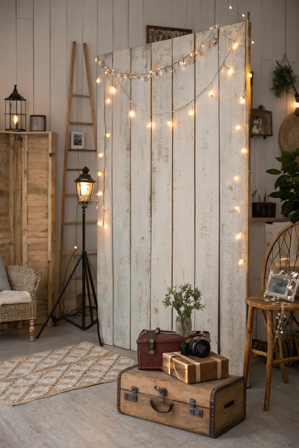 A comforting and welcoming rustic setting is perfect for classic photos.