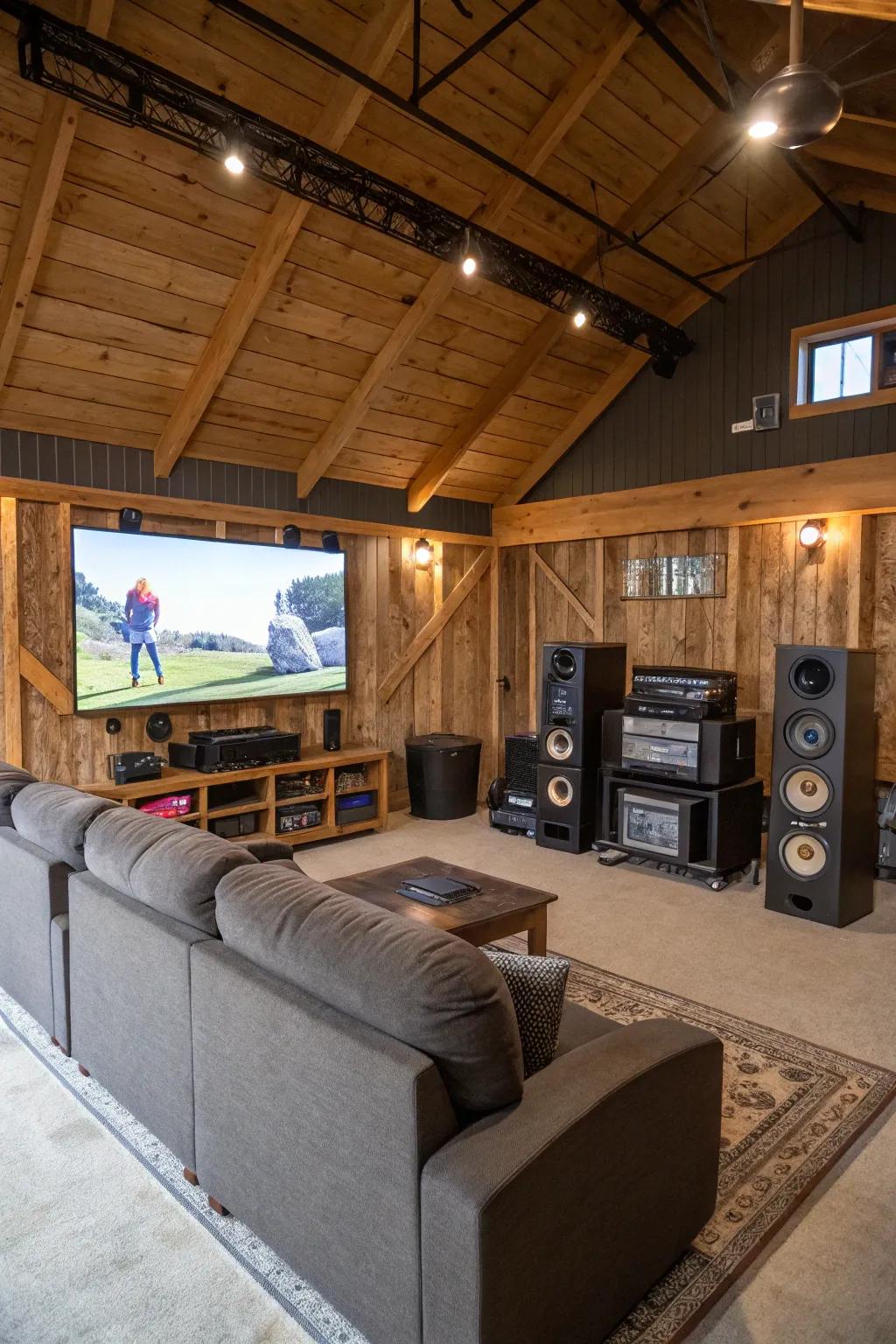 Upgrade your man cave with a superior entertainment system.
