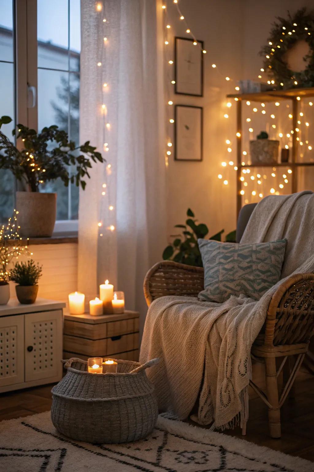 Refine your prayer space with delicate, welcoming lighting.